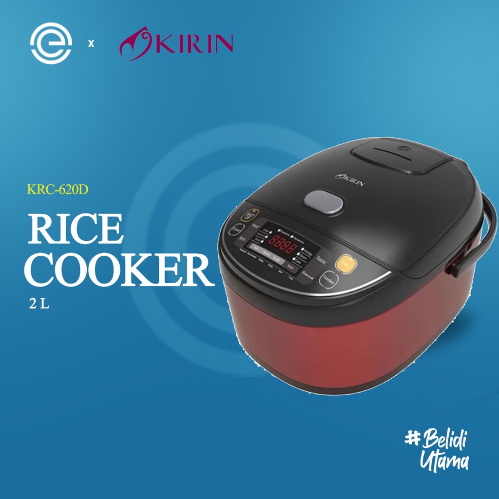 Jual KIRIN Rice Cooker Digital 2 Liter KRC620D Shopee Indonesia