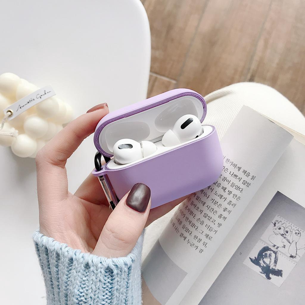 Casing Silikon Apple Airpods Pro 3rd Generation Warna Permen Matte Dengan Pengait