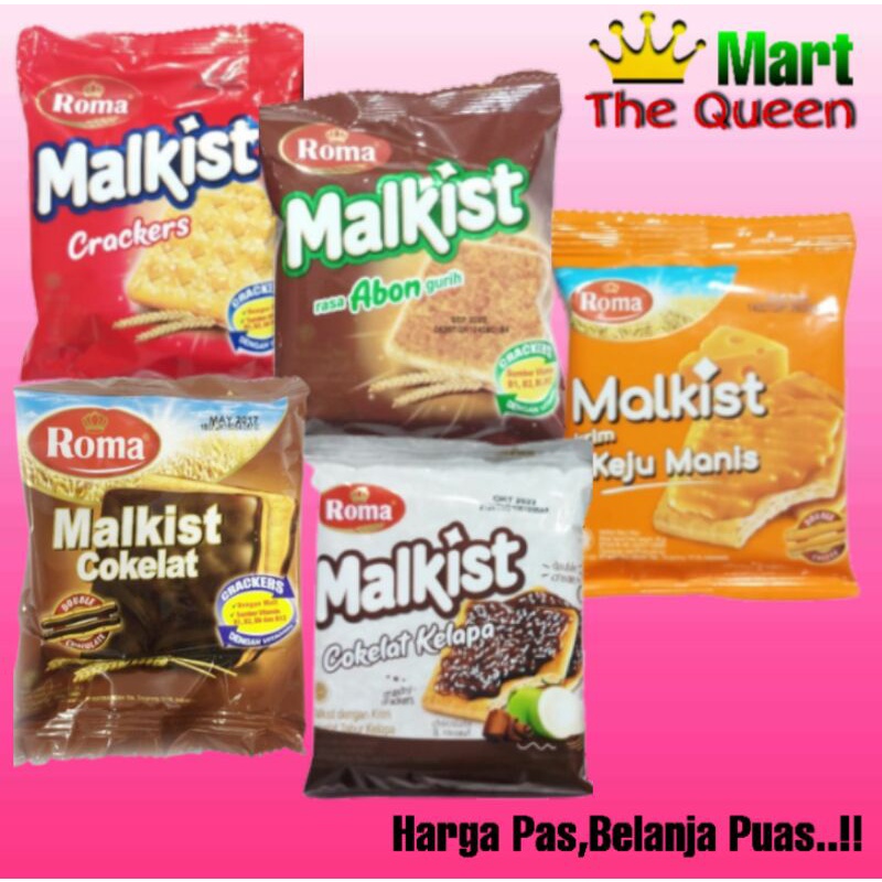 

MALKIST ROMA Biskuit Renceng isi (10x18gr)