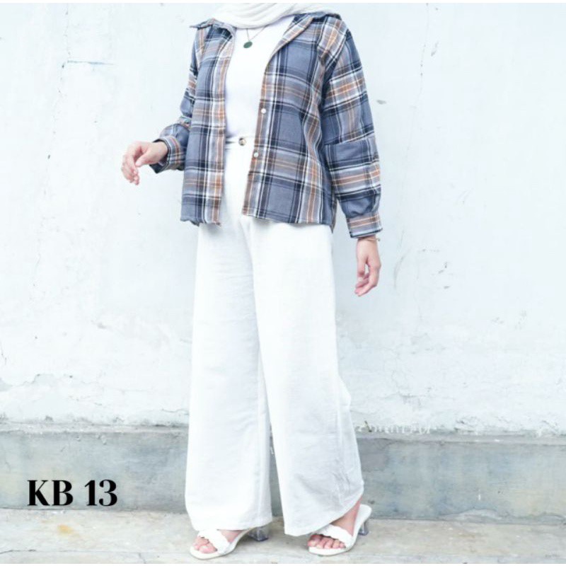 BEFAST - ZFS OOTD Wanita Kemeja EYLUL / KIMBERLY FLANEL SHIRT / Kemeja Kekinian 2021 / Kemeja Terlaris / Kemeja Remaja Motif Kotak-Kotak / Kemeja Bisa Di Jadikan Outer / Kemeja OOTD Ala Wanita Model Korean