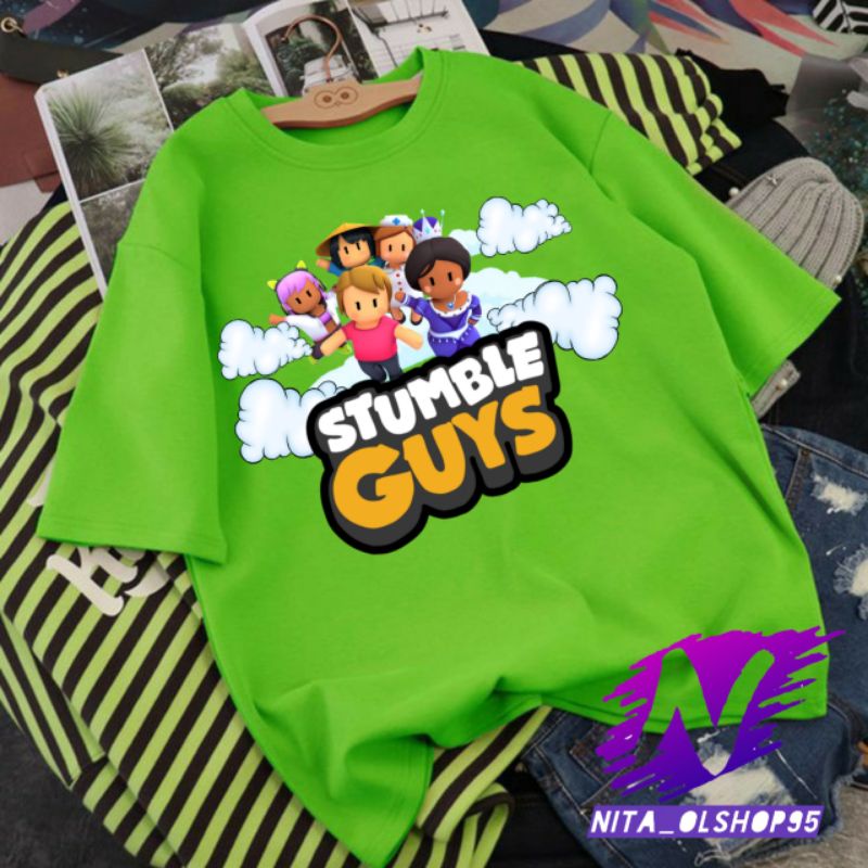 baju anak stumble guys adventur terbaru kaos stumble guys