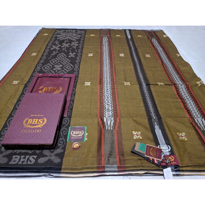 Sarung BHS Excellent Songket SGS SKP QTR SGB Gold