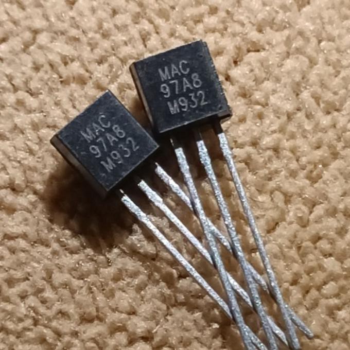 MAC 97A8 MAC97A8 MAC97 MAC97A THYRISTOR TRIAC 6A 600V rajvr02 Segera Dapatkan