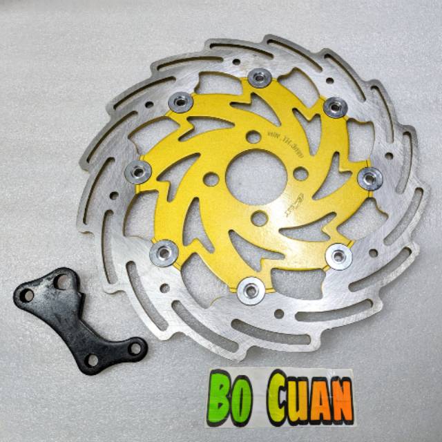 piringan satria f depan cakram fu disc f150 Sat karbu injeksi breket standar racing zox