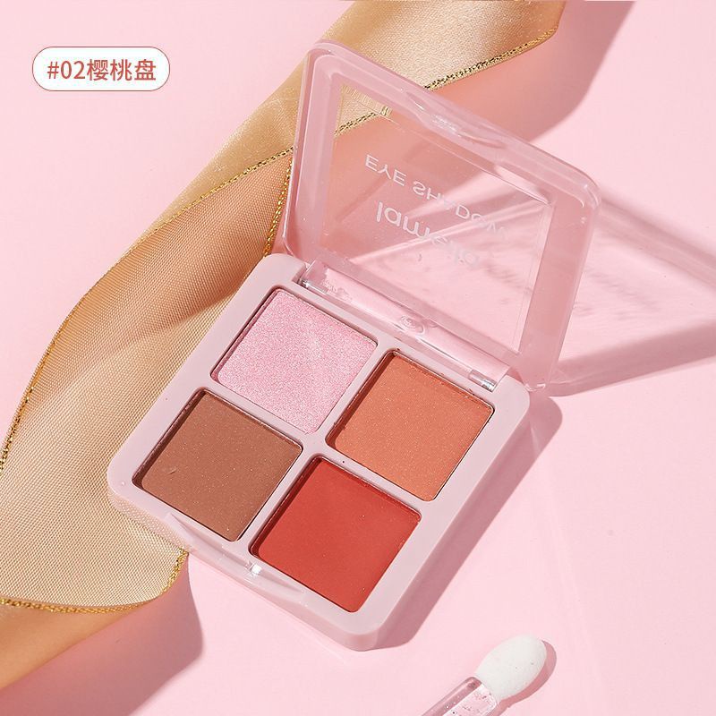 Medan Termurah best seller Lameila 4 warna eyeshadow soft colour eyeshadow cantik