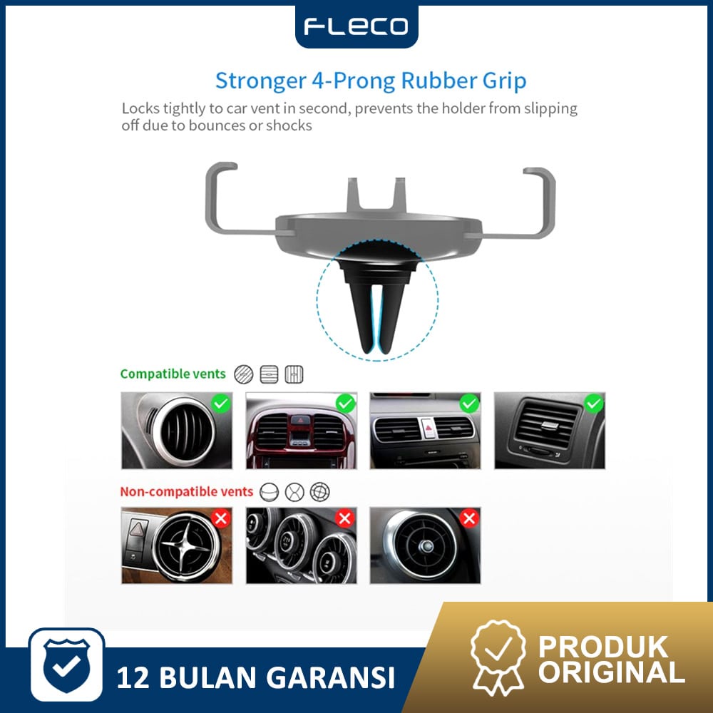 Car Holder Phone Holder AC dudukan HP FL-20  FLECO