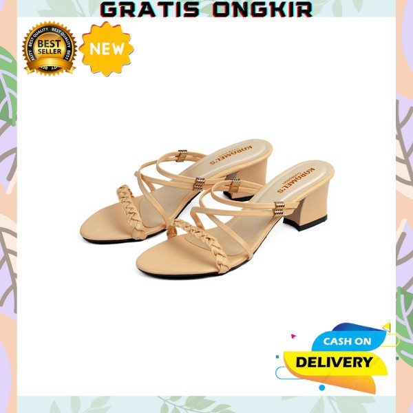 Heals Termurah Sendal Kondangan Ibu2 Heels Wanita Terbaru Haghils Kekinian Sandal Hak Tinggi Hils Im