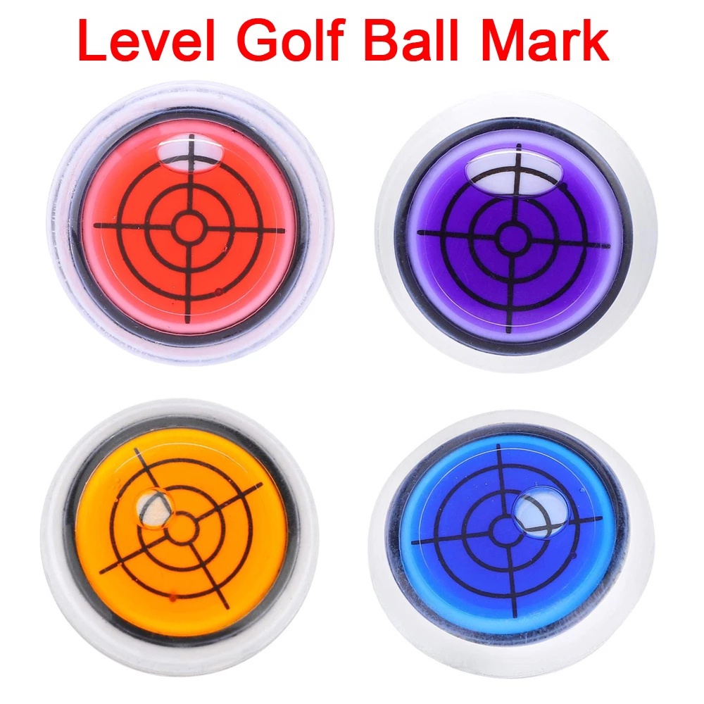 QUINTON Golf Accessories Golf Level Marker Colorful Golf Hat Clip Golf Level Hat Clip High quality Level Reading Useful Golf Cap Clip Ball Marker Golf Marker Accessories Slope Level/Multicolor