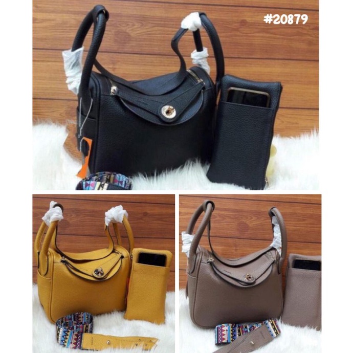 Tas Selempang Wanita 20798Hermes Lindy Premium / Tas Batam / Tas Bahu Wanita