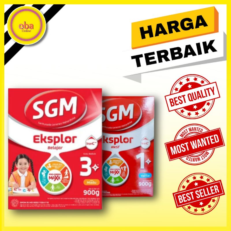 sgm 1 plus & sgm 3+ 900gr Madu dan Vanila Susu SGM 900 gram