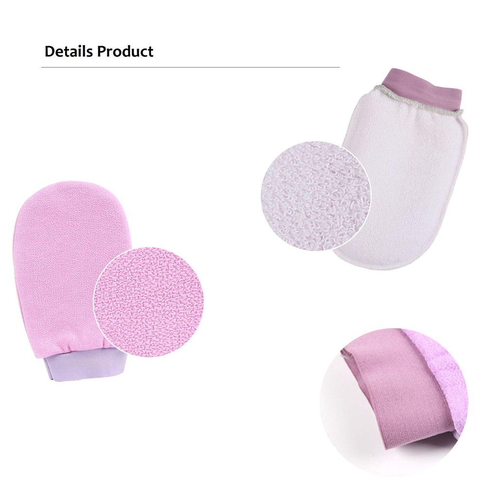 SHOPELLO - Sarung Tangan Mandi Pembersih Daki Exfoliating Bath Gloves Body Scrub Gloves Penghilang Daki Spons Daki