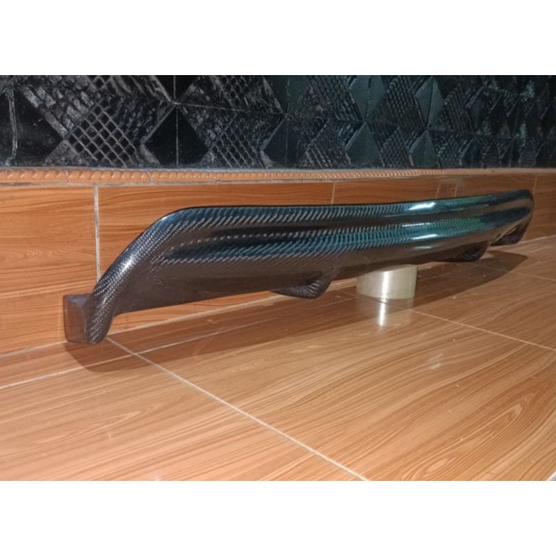 DIFFUSER HONDA JAZZ GK5 CARBON MODEL VALIANT DIFFUSER BUMPER BODYKIT HONDA JAZZ GK5 ADD ON BUMPER JA