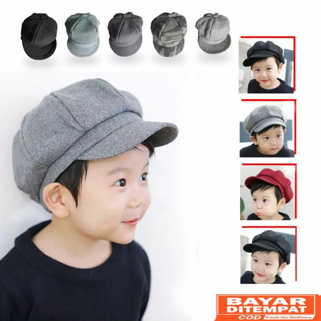 Topi Apolo Anak / Apolo Anak / Apolo Bayi / Topi Bayi-Bahan fleece-Fasyil shop
