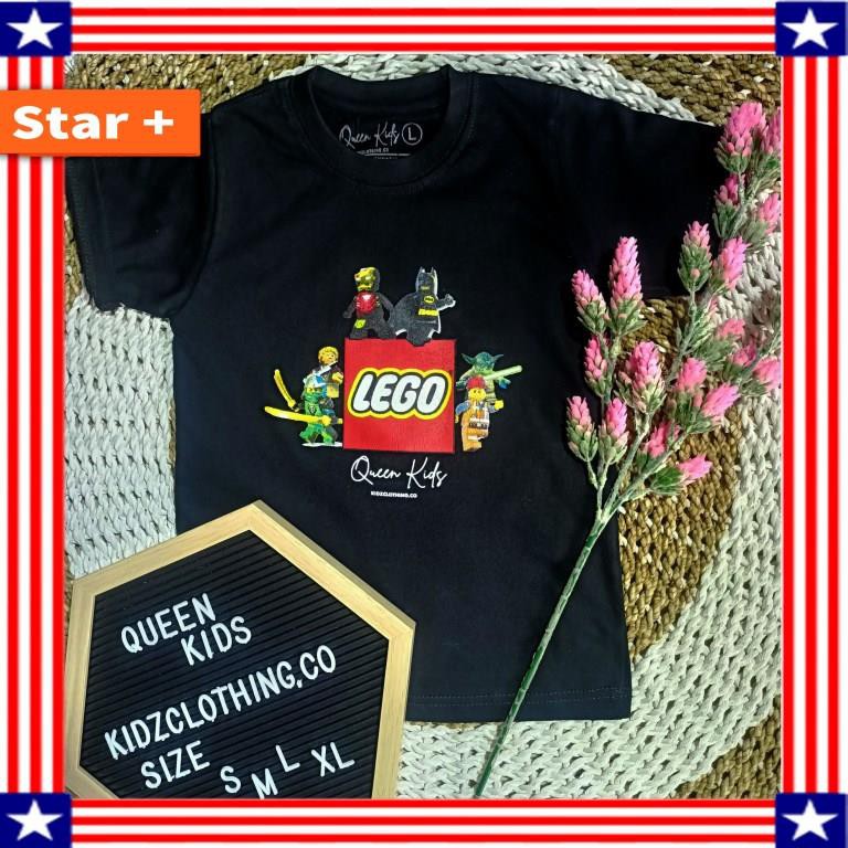 BAJU Anak LEGO KAOS LEGO Baju Animasi Anak Laki-laki & Perempuan Kaos Atasan Anak Kaos Balita