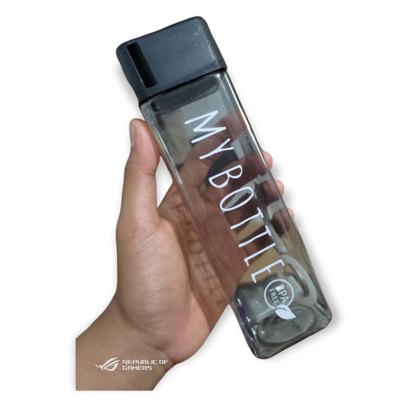 Botol My Bottle Kotak Persegi 500ml BPA Free Botol Plastik Botol Souvenir