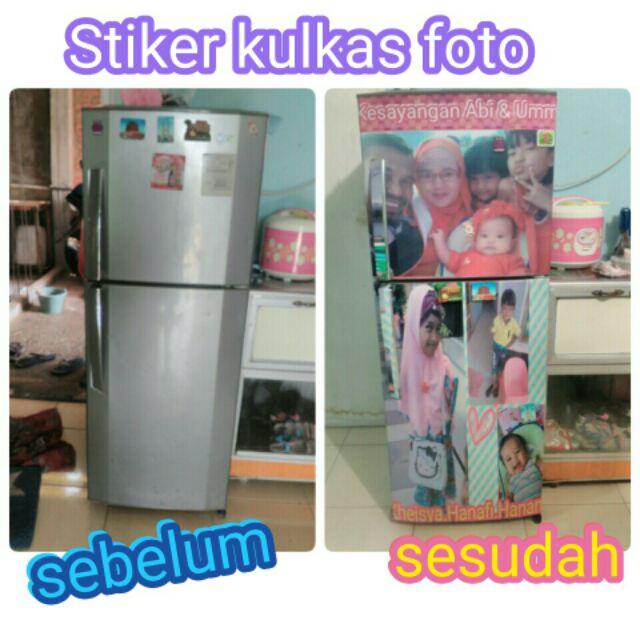 Stiker Variasi Kulkas 2 Pintu