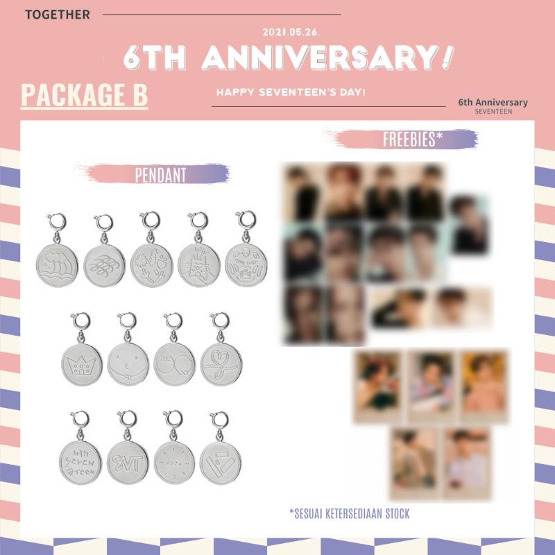 SEVENTEEN PENDANT ANNIVERSARY (6TH)
