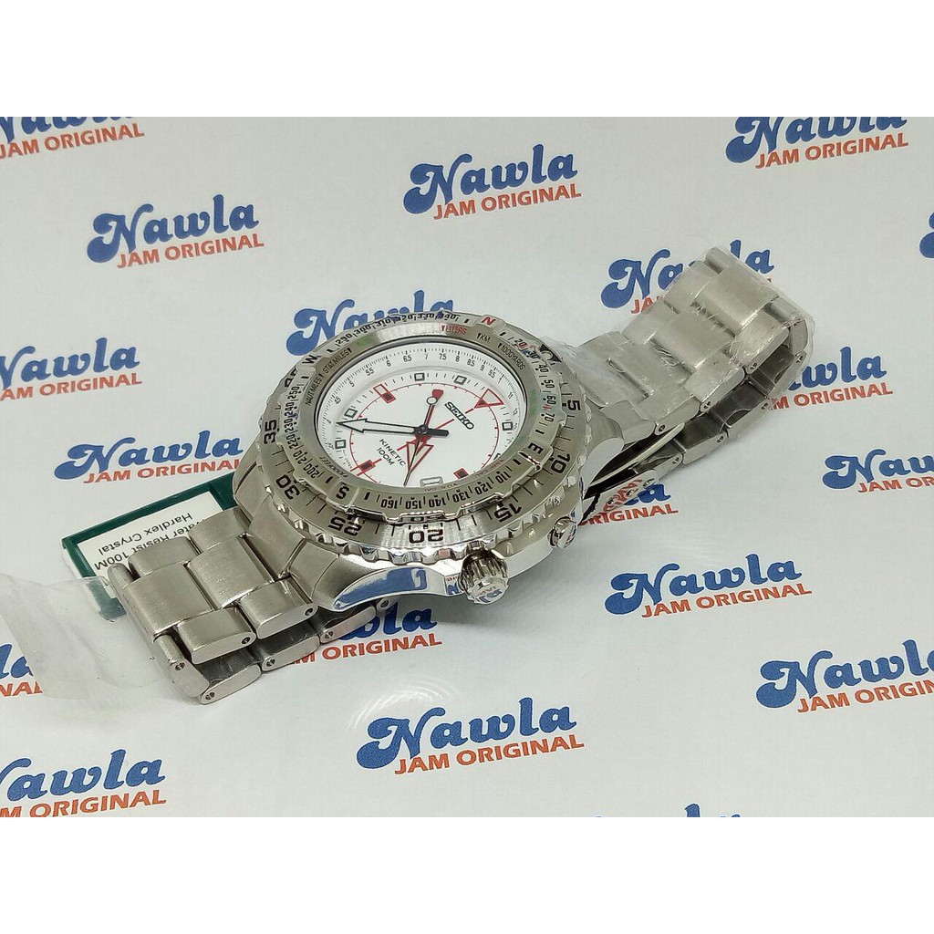 Seiko Kinetic SKA421P1 Multifunction Calculation - Jam Tangan Pria SKA421