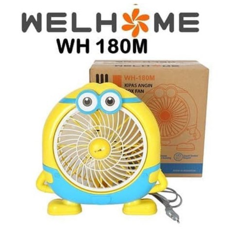 Kipas Karakter Minoins WELHOME 10 inch WH 180M