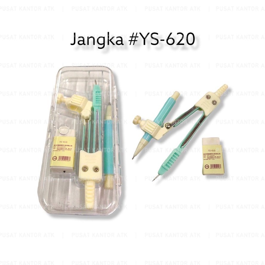 

Jangka / Compass Set Transparan Compass Seth Math Pensil Mekanik