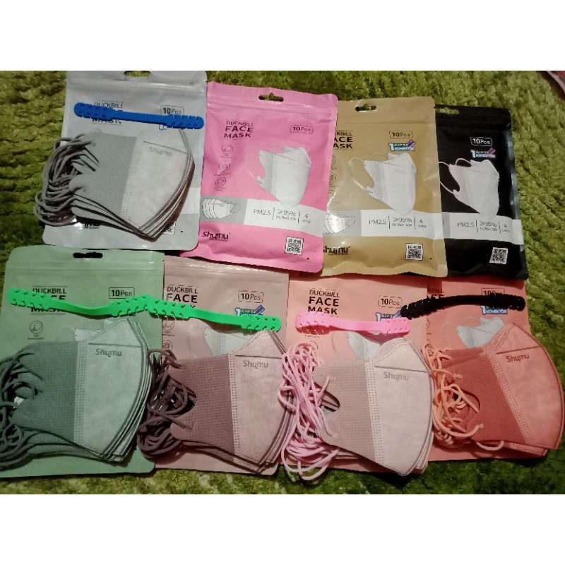 SHUMU DUCKBILL WARNA 4PLY MASKER DUCKBILL SHUMU WARNA WARNI 4PLY