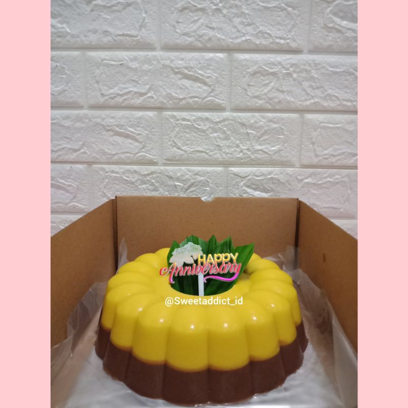 

pudding labu coklat / puding labu kuning / pudding labu / pudding ulang tahun / kue ultah / puding