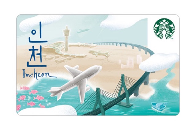 Starbucks Korea Card Siren Incheon Busan Independence Seoul Ehwa University White Siren Autumn