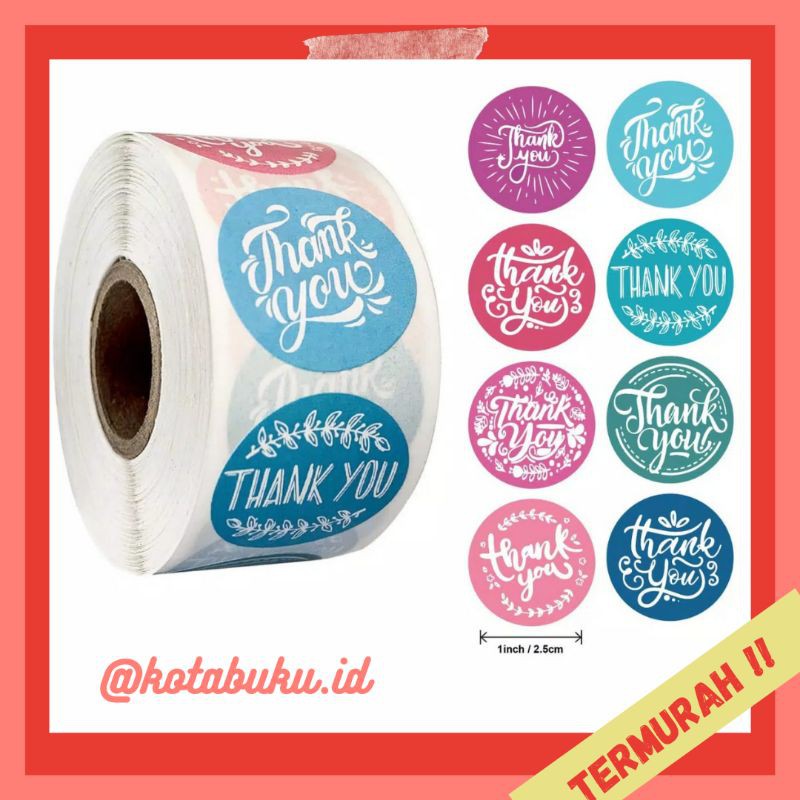 

sticker thank you sticker unik sticker kemasan