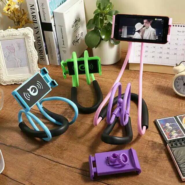 Lazypod Leher Dan Pinggang Holder Hp Lazy Hanging murah