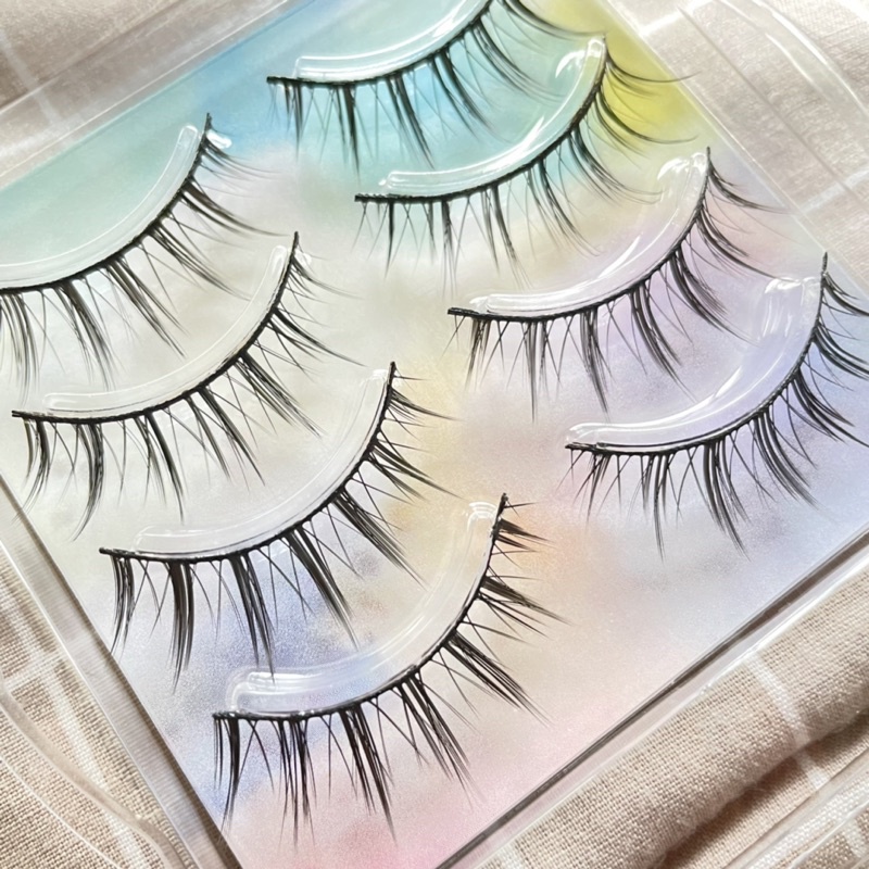 FAIRY LASHES DOUYIN MAKEUP - Eye makeup accessories 4 pairs set Cos cross false eyelashes Lash Extension 3D bunch Japanese Fairy Little Devil Cosplay 4 Pairs