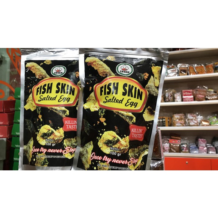 

Fish Skin Salted Egg Ervan / Keripik Telor Asin - BARU