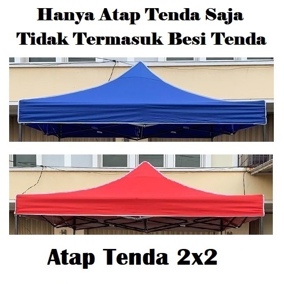 Terpal Atap Tenda Lipat 2x2 (Bahan Polyester 420D)