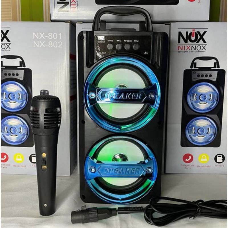 Speaker Bluetooth Karaoke NIXNOX NX-801 NX-802 NX-803 Free Microphone Speaker Fullbass#speaker#speakerbluetooth#speakerbluetoothmurah