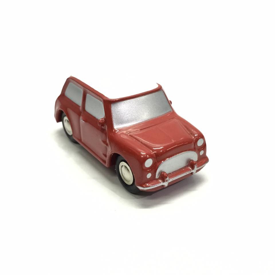 Schuco Piccolo Shell Austin Mini Merah Skala 90