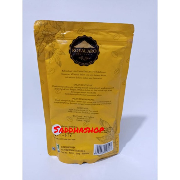 

PROMO Kopi Arabika Kerinci Jambi Arabica Coffe Royal Aro Kopi Bubuk Murni Kayu Aro PTPN VI 250g