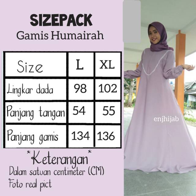 Baju Muslim Wanita Gamis Payet L &amp; XL Dress Wanita Fashion Muslim Humairah