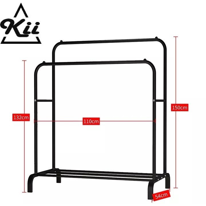 MH-999 Rak Gantungan Pakaian - Double Floor Hanger - Rak Jemuran