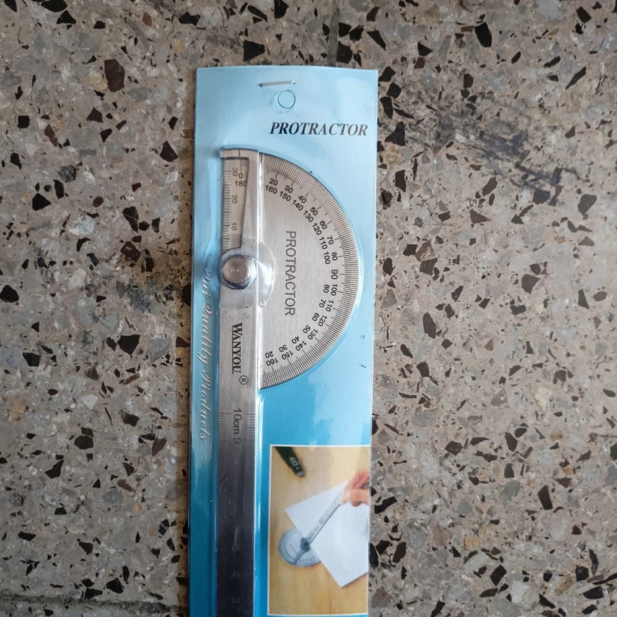 

PROTRACTOR busur derajat penggaris 10 cm