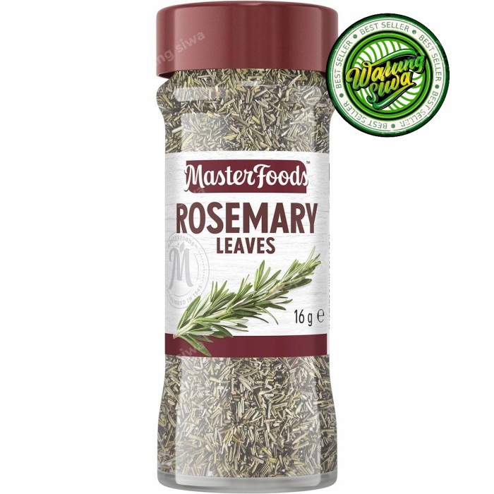 

masterfoods rosemary leaves 16gr