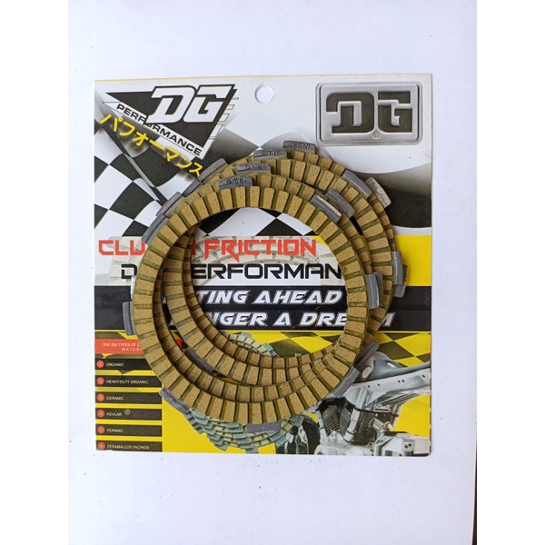 DG PERFORMANCE KAMPAS KOPLING RACING HONDA SUPRA /GRAND  KEVLAR ORIGINAL