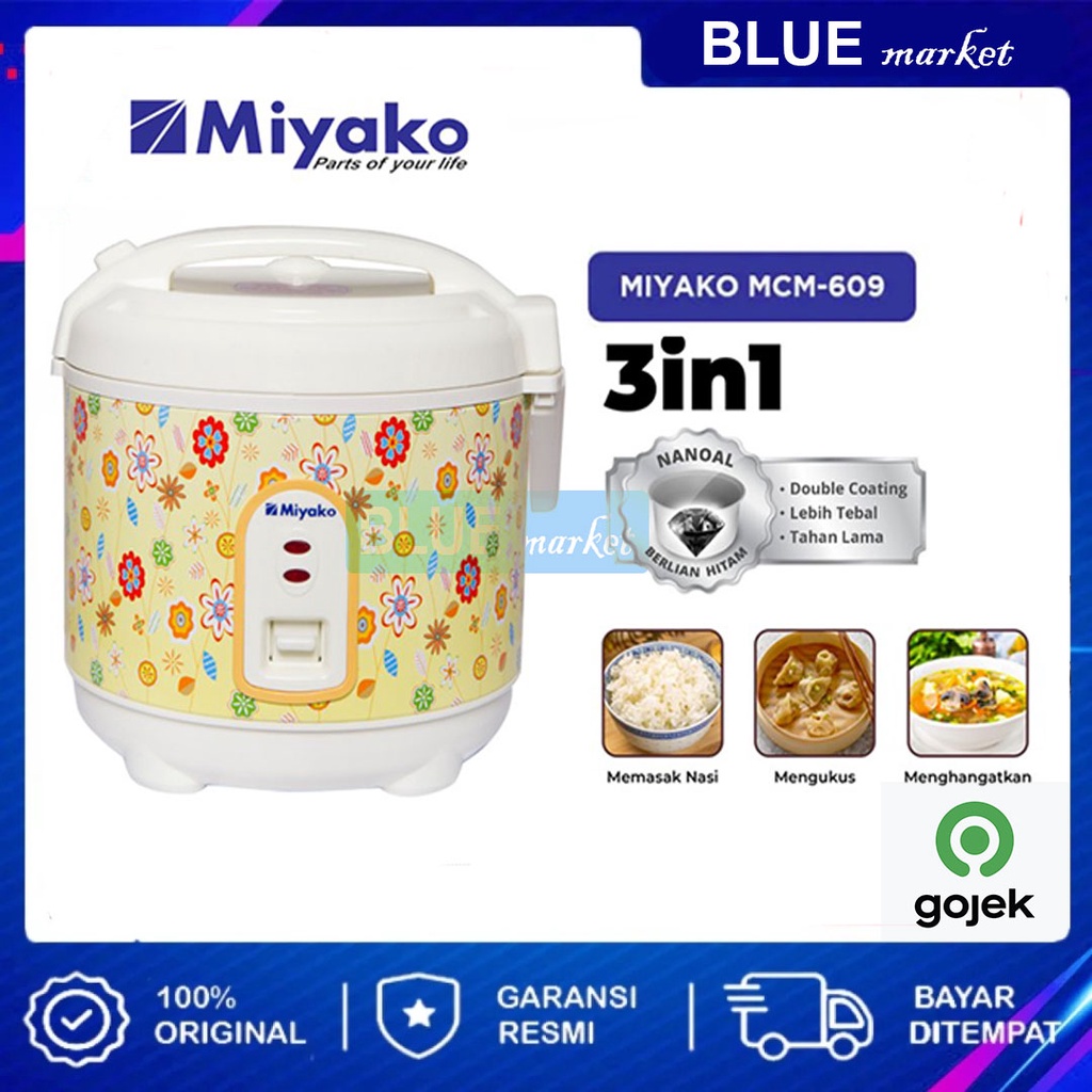 Miyako - MCM 609 Magic Com 0.6L Warm and Cook