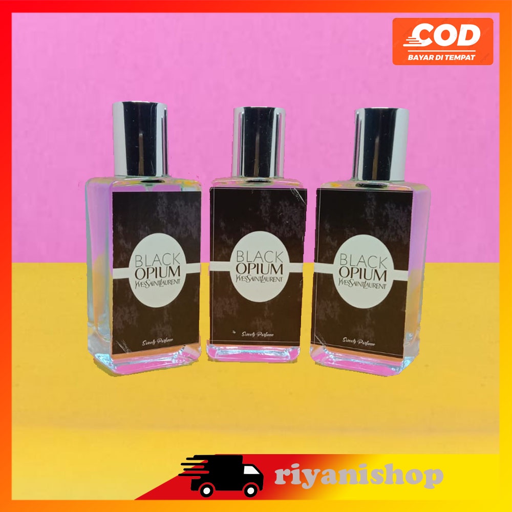 Parfum OPIUM BLACK 60ML ORIGINAL  / Parfum Pria Tahan Lama / Parfum Black Opium / Parfum Awet