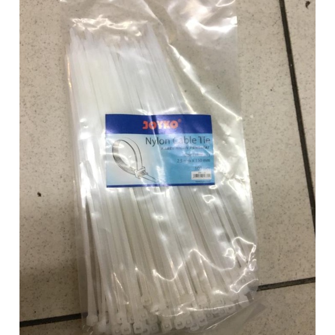 

Kabel Tis Kabel Ties Insulock 150mm 15cm Insulok JYK Putih Nylon arttec93 Berkualitas