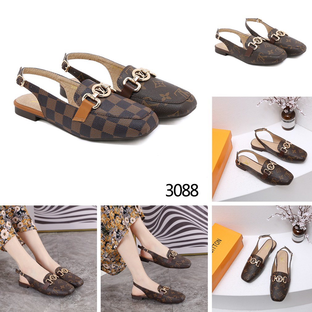 LAnkle-Strap Flat Heels Sandals #3088