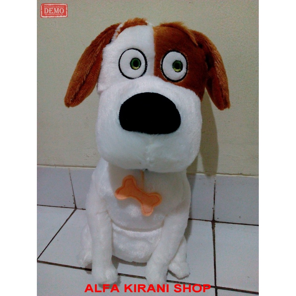 Boneka anjing terrier 'Max' di film The Secret Life of Pets (dog plush doll) bagus