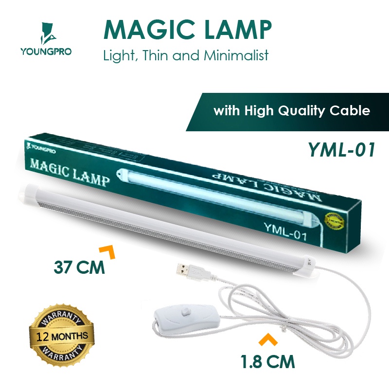 LAMPU STICK DARURAT LAMPU LED 26 CM 37 CM 52 CM - YOUNGPRO MAGIC LAMP