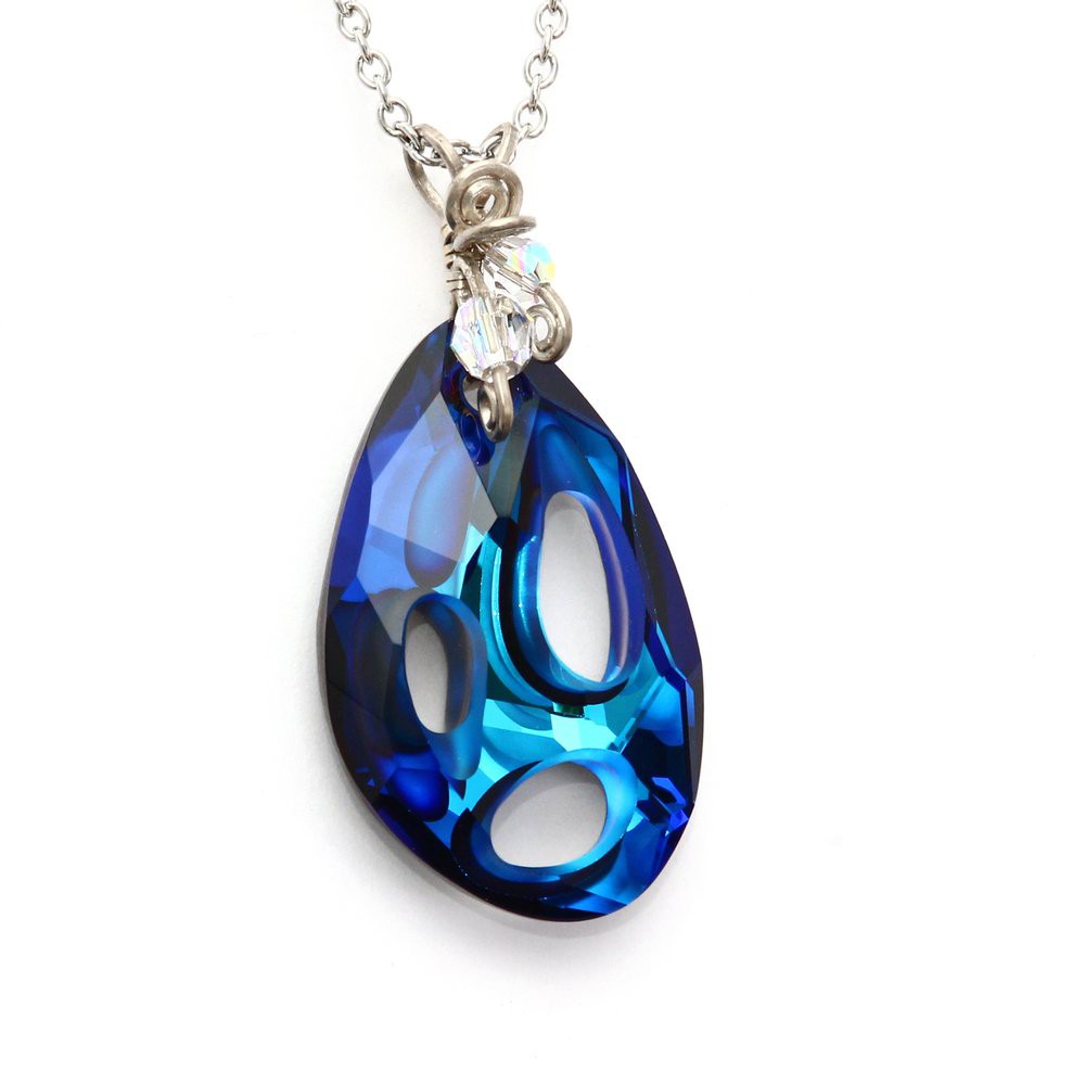 Perhiasan Kalung Liontin Swarovski - Radiolarian Pendant by AR SIgnature