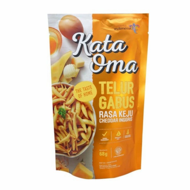 * Kata Oma   * Telur Gabus *  Telur Gabus  * Keju Cheddar Inggris * 68g