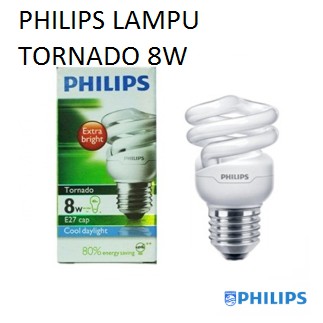 PHILIPS LAMPU TORNADO 5 WATT / 8 WATT