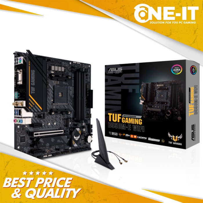 MOTHERBOARD ASUS TUF GAMING B550M-E WIFI AMD B550 Ryzen AM4 micro ATX